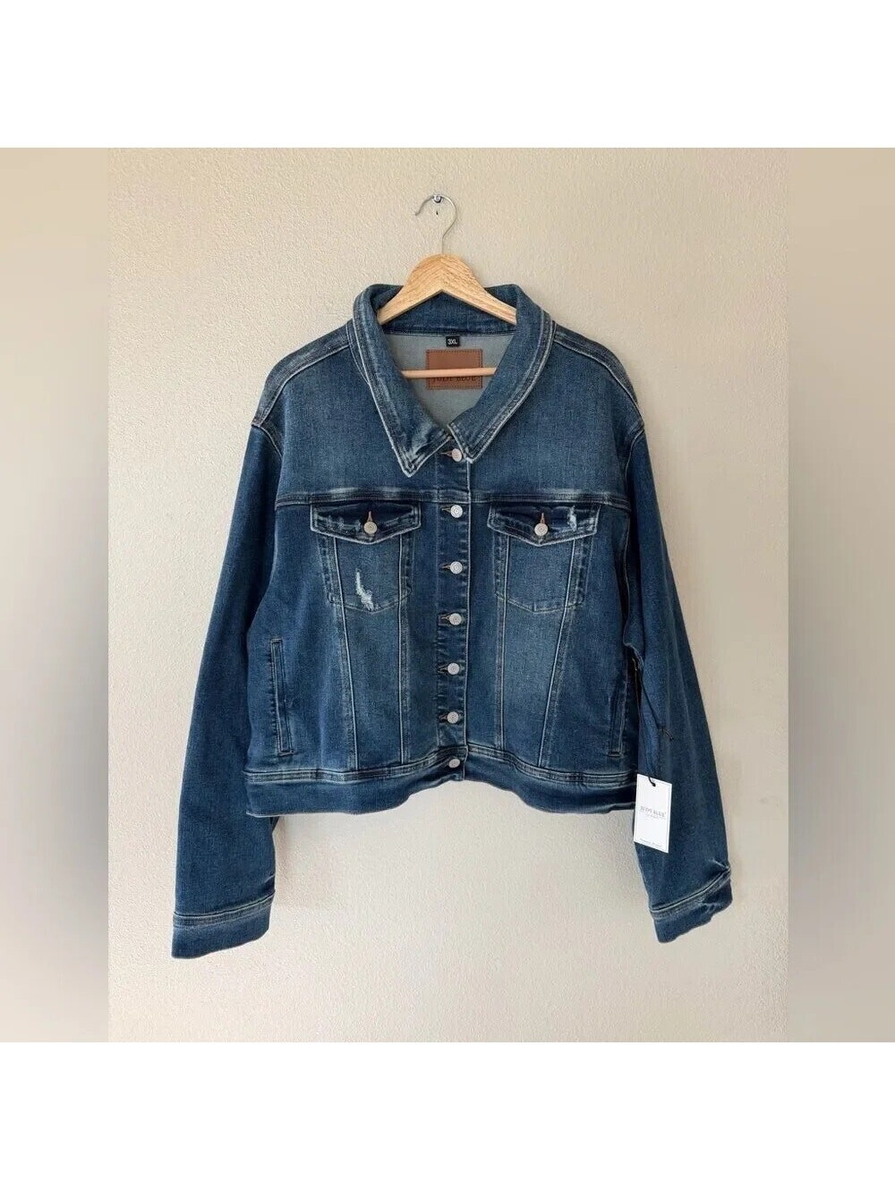 1232- Judy Blue Jean Jacket - 3XL - NWT